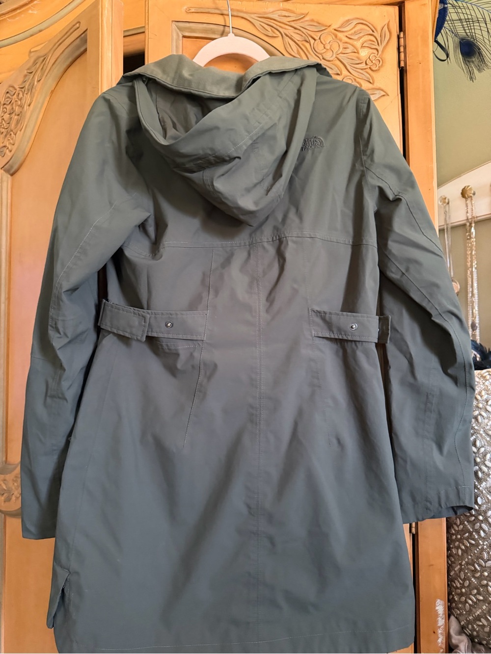 The North Face Women's City Breeze Rain Parka — Olive - Picture 3 of 12